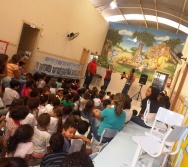  ETAPA COOPERAR do Projeto Colorir hoje no CMEI INTEGRACAO - SERRA - ES.