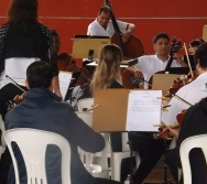 A ORQUESTRA FILARMÔNICA DO ES NA EEEF MANOEL PASCHOAL EM FLEXAL CARIACICA - FOMOS CONVIDADOS 