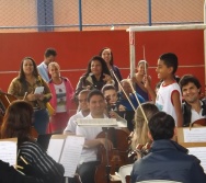 A ORQUESTRA FILARMÔNICA DO ES NA EEEF MANOEL PASCHOAL EM FLEXAL CARIACICA - FOMOS CONVIDADOS 