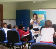 NA TRILHA DOS VALORES - CAPRI DE ALUNOS - ESCOLA MANOEL PASCHOAL - CARIACICA