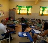 Reunião de adesão ao Projeto NA TRILHA DOS VALORES da EMEF ANTÔNIO VIEIRA DE REZENDE - SERRA