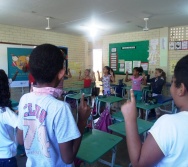 NA TRILHA DOS VALORES - CAPRI DE ALUNOS - ESCOLA ESCOLA EMEF AMÉRICO GUIMARÃES - SERRA