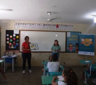 NA TRILHA DOS VALORES - CAPRI DE ALUNOS - ESCOLA ESCOLA EMEF ANTÔNIO V. DE REZENDE - SERRA