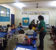 NA TRILHA DOS VALORES - CAPRI DE ALUNOS - ESCOLA ESCOLA EMEF ANTÔNIO V. DE REZENDE - SERRA