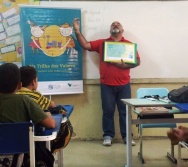 NA TRILHA DOS VALORES - CAPRI DE ALUNOS - ESCOLA ESCOLA EMEF ANTÔNIO V. DE REZENDE - SERRA