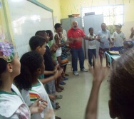 NA TRILHA DOS VALORES - CAPRI DE ALUNOS - ESCOLA ESCOLA EMEF ANTÔNIO V. DE REZENDE - SERRA