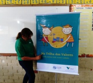 NA TRILHA DOS VALORES - VESPERTINO- EMEF AMÉRICO GUIMARÃES