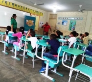 NA TRILHA DOS VALORES - VESPERTINO- EMEF AMÉRICO GUIMARÃES