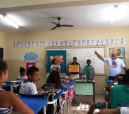 NA TRILHA DOS VALORES - CAPRI DE ALUNOS - ESCOLA ANTÔNIO VIEIRA DE REZENDE  - SERRA - ES