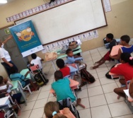NA TRILHA DOS VALORES - CAPRI DE ALUNOS - ESCOLA ANTÔNIO VIEIRA DE REZENDE  - SERRA - ES