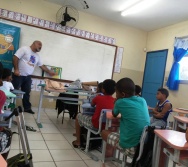 NA TRILHA DOS VALORES - CAPRI DE ALUNOS - ESCOLA ANTÔNIO VIEIRA DE REZENDE  - SERRA - ES