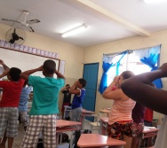 NA TRILHA DOS VALORES - CAPRI DE ALUNOS - ESCOLA ANTÔNIO VIEIRA DE REZENDE  - SERRA - ES