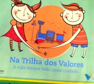 NA TRILHA DOS VALORES - CAPRI DE ALUNOS - ESCOLA ANTÔNIO VIEIRA DE REZENDE  - SERRA - ES