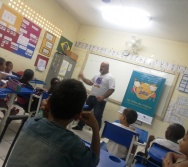NA TRILHA DOS VALORES - CAPRI DE ALUNOS - ESCOLA ANTÔNIO VIEIRA DE REZENDE  - SERRA - ES