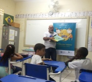 NA TRILHA DOS VALORES - CAPRI DE ALUNOS - ESCOLA ANTÔNIO VIEIRA DE REZENDE  - SERRA - ES