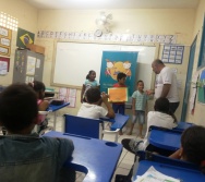 NA TRILHA DOS VALORES - CAPRI DE ALUNOS - ESCOLA ANTÔNIO VIEIRA DE REZENDE  - SERRA - ES