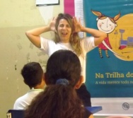 NA TRILHA DOS VALORES - CAPRI DE ALUNOS - ESCOLA ANTÔNIO VIEIRA DE REZENDE  - SERRA - ES