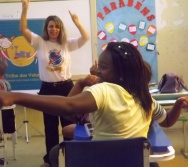 NA TRILHA DOS VALORES - CAPRI DE ALUNOS - ESCOLA ANTÔNIO VIEIRA DE REZENDE  - SERRA - ES