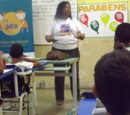 NA TRILHA DOS VALORES - CAPRI DE ALUNOS - ESCOLA ANTÔNIO VIEIRA DE REZENDE  - SERRA - ES