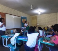 NA TRILHA DOS VALORES - CAPRI DE ALUNOS - ESCOLA ESCOLA EMEF AMÉRICO GUIMARÃES - SERRA