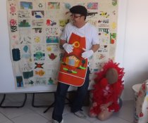 PROJETO CONTANDO HISTÓRIAS COLORINDO VIDAS! COM A PARTICIPAÇÃO DO PSICOPEDAGOGO E CONTADOR DE HISTÓRIA EUGÊNIO FERNANDES