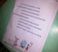 NA TRILHA DOS VALORES - ALUNOS EM AÇÃO COM AS ATIVIDADES DESENVOLVIDAS PELOS PROFESSORES