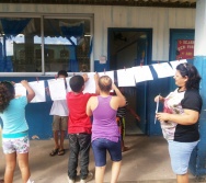 NA TRILHA DOS VALORES - ALUNOS EM AÇÃO COM AS ATIVIDADES DESENVOLVIDAS PELOS PROFESSORES