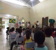 CULMINÂNCIA DO PROJETO COLORIR NO CMEI INTEGRAÇÃO - MATA DA SERRA