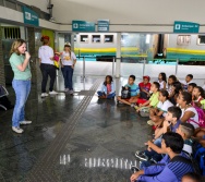 FOTOS DO PROJETO NA TRILHA DOS VALORES - EQUIPE DE COMUNICÃO VALE