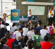 FOTOS DO PROJETO NA TRILHA DOS VALORES - EQUIPE DE COMUNICÃO VALE