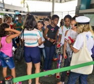 FOTOS DO PROJETO NA TRILHA DOS VALORES - EQUIPE DE COMUNICÃO VALE