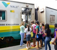 FOTOS DO PROJETO NA TRILHA DOS VALORES - EQUIPE DE COMUNICÃO VALE