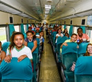 FOTOS DO PROJETO NA TRILHA DOS VALORES - EQUIPE DE COMUNICÃO VALE