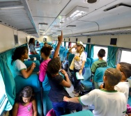 FOTOS DO PROJETO NA TRILHA DOS VALORES - EQUIPE DE COMUNICÃO VALE