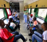 FOTOS DO PROJETO NA TRILHA DOS VALORES - EQUIPE DE COMUNICÃO VALE