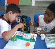 PINTANDO O SETE COM O PROJETO NA TRILHA DOS VALORES