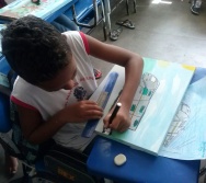 PINTANDO O SETE COM O PROJETO NA TRILHA DOS VALORES