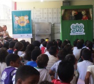 FESTEJOS DO PROJETO NA TRILHA DOS VALORES - EMEF AMÉRICO GUIMARÃES - CARAPINA GRANDE