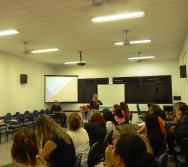 Oficina de Contação de histórias com turma de pedagogia da FACULDADE NOVO MILÊNIO