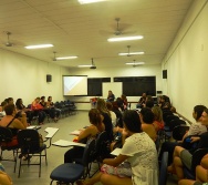Oficina de Contação de histórias com turma de pedagogia da FACULDADE NOVO MILÊNIO