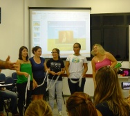 Oficina de Contação de histórias com turma de pedagogia da FACULDADE NOVO MILÊNIO