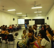 Oficina de Contação de histórias com turma de pedagogia da FACULDADE NOVO MILÊNIO