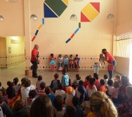 CONTANDO HISTÓRIAS NO CMEI MARIA AMÉLIA - PRAIA DE CARAPEBUS - SERRA.