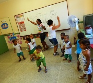 PROJETO COLORIR NO CMEI DE PRAIA DE CARAPEBUS - SERRA