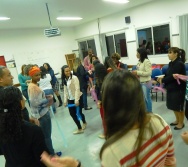 Oficina de Cont. de História com o 5º período de Pedagogia - Rede UNOPAR