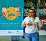 PROJETO NA TRILHA DOS VALORES - ESCOLA MANOEL PASCHOAL - FLEXAL - CARIACICA