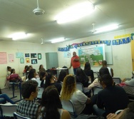 PALESTRA VIOLÊNCIA E JUVENTUDE - EEEF ZUMBI DOS PALMARES