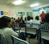 PALESTRA VIOLÊNCIA E JUVENTUDE - EEEF ZUMBI DOS PALMARES