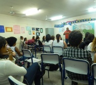 PALESTRA VIOLÊNCIA E JUVENTUDE - EEEF ZUMBI DOS PALMARES