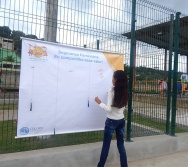 LANÇAMENTO DA EXPOSIÇÃO DE ARTE - PLACAS DE SINALIZAÇÃO - NTV